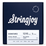 Stringjoy Signatures Balanced Light Guage (10-48) Nickel Wound Guitar Strings