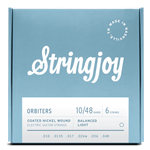 Stringjoy Orbiters Balanced Super Light Guage (10-48) Coated Nickel Wound Guitar Strings