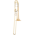 SE Shires Q Series Trombone Axial Flow F Attach. & Gold Brass Bell TBQ30GA
