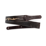 Taylor Spring Vine 2.5" Embroidered Guitar Strap - Chocolate Brown