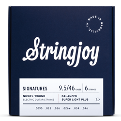 Stringjoy Signatures Balanced Super Light Plus Guage (9.5-46) Nickel Wound Guitar Strings