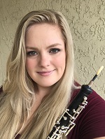 Kaitlyn Dunn, oboe lesson teacher at The Music Shoppe of Champaign, Illinois