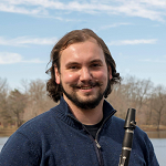 Nathan Balestar, clarinet lesson teacher at The Music Shoppe of Champaign, Illinois