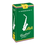 Vandoren Java Alto Sax Reeds, Box/10 SR26