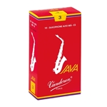 Vandoren Java Red Alto Sax Reeds, Box/10 SR26R
