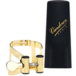 Vandoren LC58DP M|O Tenor Saxophone Ligature and Cap Set - Gold