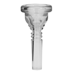 Faxx FPTBN-6.5AL Small Shank Clear Plastic Trombone Mouthpiece