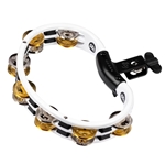 Meinl Traditional Mountable ABS Tambourine w/ Mixed Jingles - White