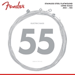 Fender Stainless Steel 9050's Flatwound Bass Strings - 055-105