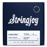 Stringjoy Signatures Balanced Medium Guage (11-50) Nickel Wound Guitar Strings
