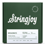 Stringjoy Broadways Classic Light Guage (10-46) Pure Nickel Guitar Strings