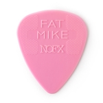 Fat Mike Nylon Standard Guitar Pick - Pink, .60mm