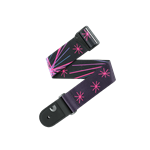 D'Addario Outrun Polyester Guitar Strap - Neon Stars