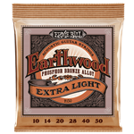 Ernie Ball Extra Light Earthwood Phosphor Bronze Acoustic Guitar Strings - 10-50