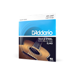 D'Addario Silk & Steel Light Acoustic Guitar Strings - 11-47