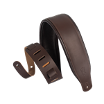
							Image of Levy's Amped Series Leather Guitar Strap - Dark Brown