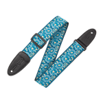Levy's Boho Jacquard Series Guitar Strap - Blue