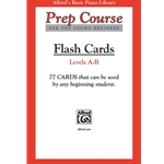 Alfred's Basic Piano Prep Course: Flash Cards - Levels A & B
