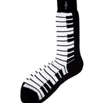 Piano Keyboard Socks