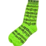 Sheet Music/Keyboard Socks