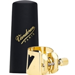 Vandoren Optimum Alto Sax Gold Ligature & Cap