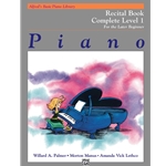 Alfred's Basic Piano Library: Recital Book Complete Level 1 for The Later Beginner (1A/1B)