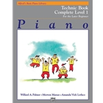 Alfred's Basic Piano Library: Technic Book Complete Level 1 (1A/1B)