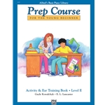 Alfred's Basic Piano Prep Course: Activity & Ear Training Book E