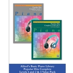 Alfred's Basic Piano Library: Popular Hits - Complete Levels 1, 2, and 3 Value Pack