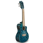 Lanikai Quilted Maple A/E Concert Ukulele QM-BLCEC