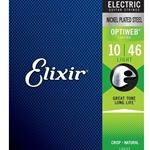 Elixir Electric Optiweb Nickel Plated ELOPTIWEBNICKEL