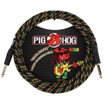 Pighog Pig Hog "Rasta Stripes" 10' Instrument Cable PCH10RA