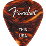 Fender Wavelength Celluloid Picks Thin (6PK) 1983351100