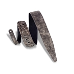 
							Image of Levy's 2 1/2" Garment Leather Guitar Strap MG317BOG-BLK