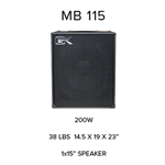 Gallien Krueger 200w 1x15 combo MB115