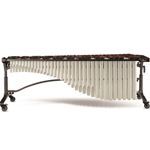 Majestic Reflection Series 5.0 Octave Rosewood Bar Concert Marimba w/ White Resonators M850HW