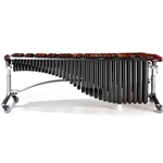 Majestic Reflection Series 5.0 Octave Rosewood Bar Concert Marimba w/ Black Resonators M850HB