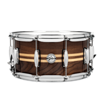 Gretsch Full Range Walnut Snare with Maple Inlay - 14" x 6.5"