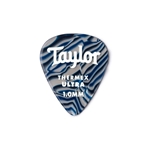 Taylor Premium 351 Thermex Ultra Guitar Picks - Blue Swirl 6 Pack