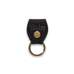 Taylor Key Ring w/ Pick Holder - Black Leather