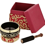 Meinl Ornamental Singing Bowl - 400g - Red