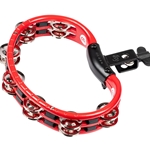 Meinl Traditional Mountable ABS Tambourine - Red w/ Steel Jingles