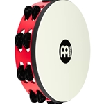 Meinl 10" Traditional Wood Tambourine - Red w/ Steel Jingles