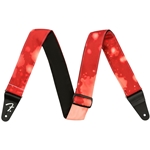 Fender Red Tie Dye Acid Wash Strap