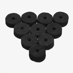 Ahead Black Cymbal Felts - 10-Pack