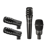 Audio-Technica PRO-DRUM4 4-Piece Drum Mic Pack