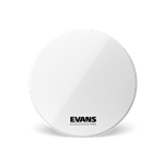 Evans MX2W White Marching Bass Drumhead