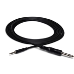 Hosa Mono Interconnect Cable - 1/4" TS to 3.5mm TRS - 5ft