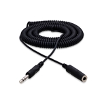 Hosa Headphone Extension Cable - 1/4" TRS to Same - 25ft, Coiled