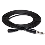 Hosa Headphone Adaptor Cable - 3.5mm TRS to 1/4" TRS - 25ft